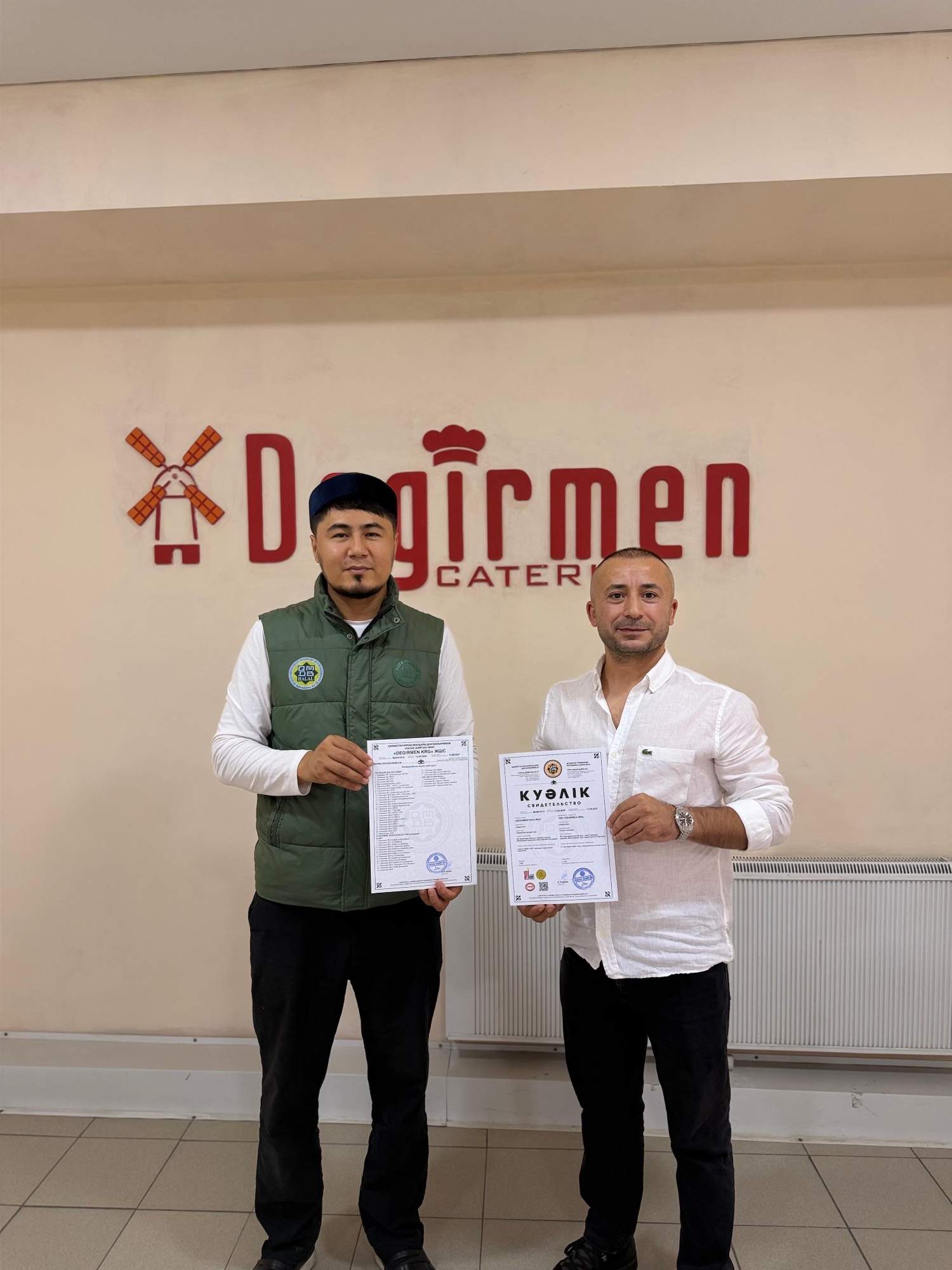 «DEGIRMEN KRG» Qarmet ЖШС-нің  48 асханасы QMDB Halal Damu сертификатын иеленді