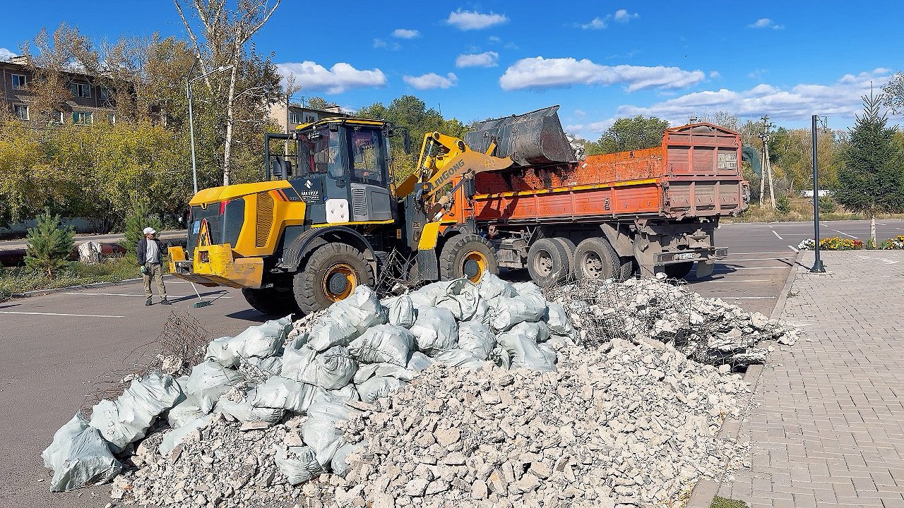 «Төлеутай ата» мешітінің аумағында ауқымды тазалық жұмыстары жүргізілді