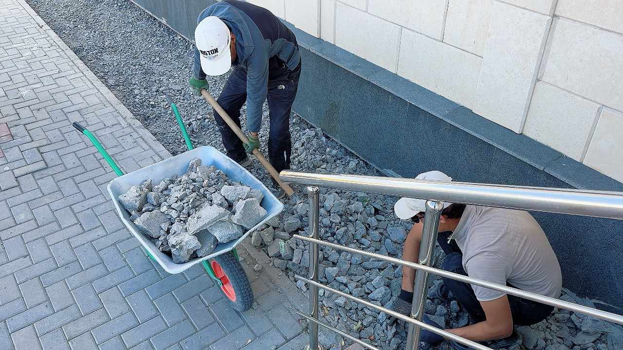 «Төлеутай ата» мешітінің іргетасы қайта жаңартылды