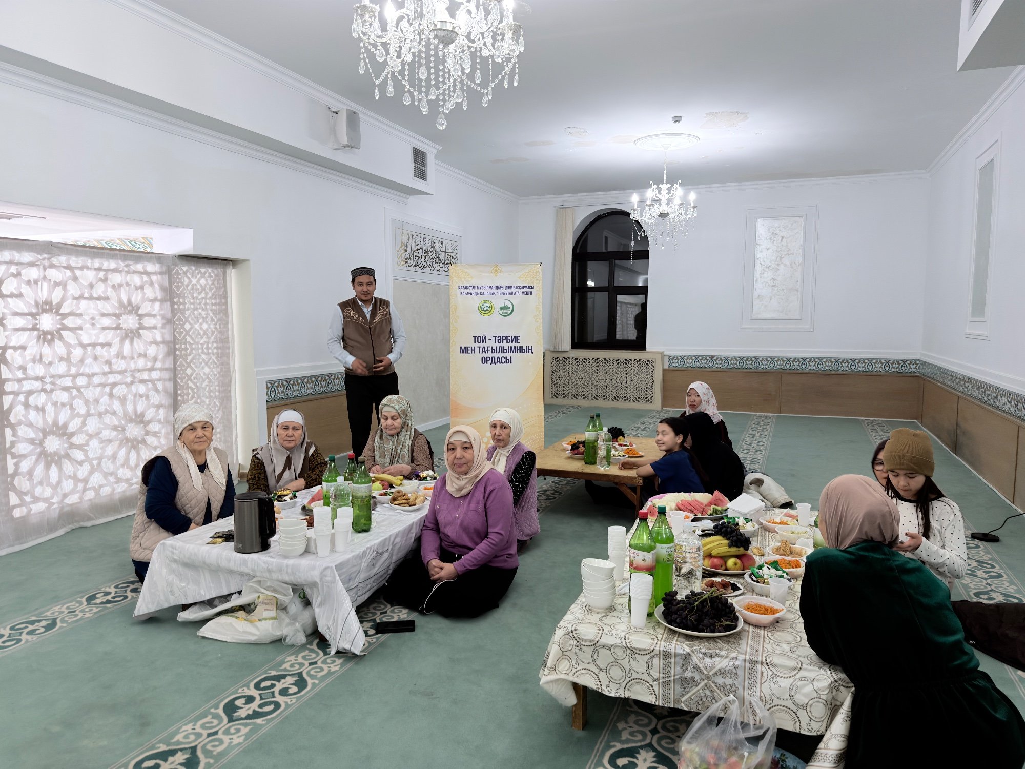 «Төлеутай ата» мешітінде әйел-қыздар жамағатына той мәдениеті мен ысыраптың алдын алу мәселелері түсіндірілді