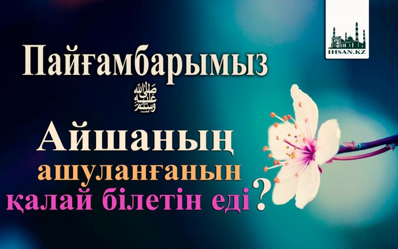 Пайғамбарымыз ﷺ Айшаның ашуланғанын қалай білетін еді?