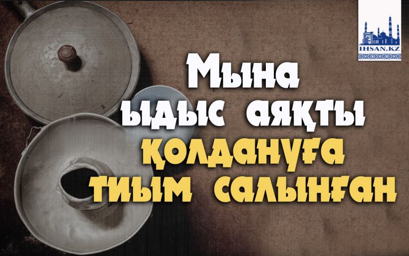 Мына ыдыс аяқты қолдануға тиым салынған