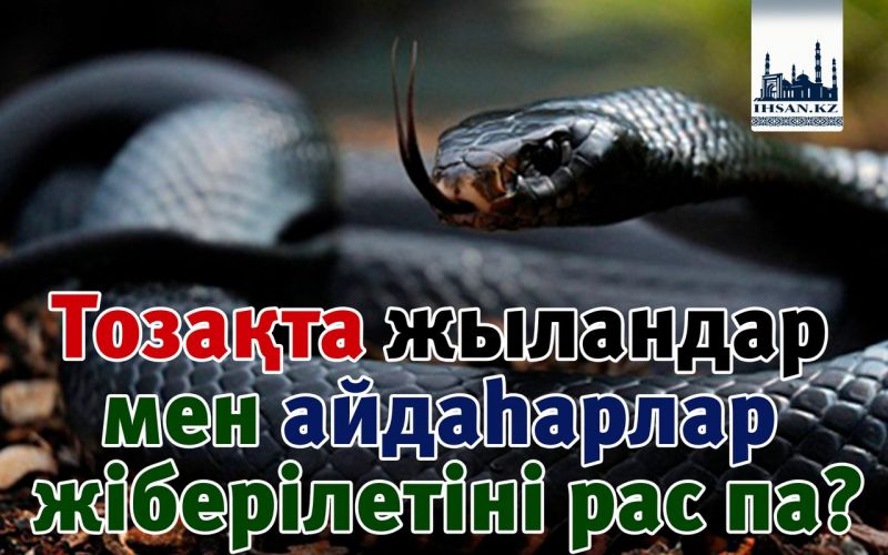 Тозақта жыландар мен айдаһарлар жіберілетіні рас па?