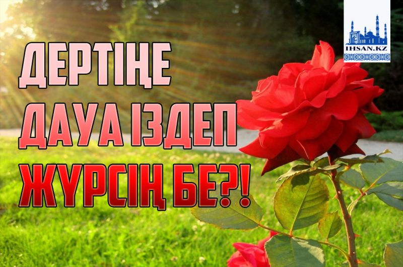 Дертіңе дауа іздеп жүрсің бе?!