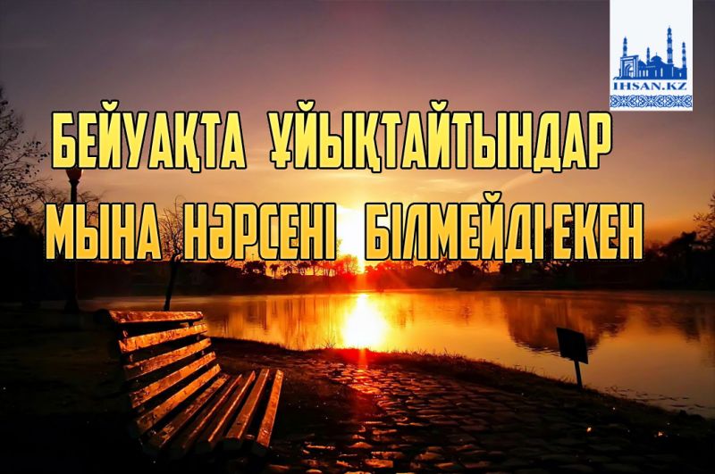 Бейуақта ұйыықтайтындар мына нәрсені білмейді екен