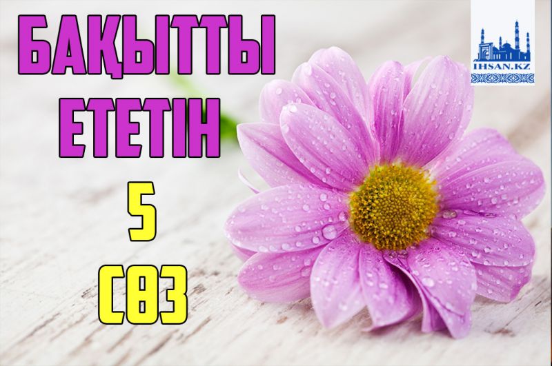 Бақытты ететін 5 сөз