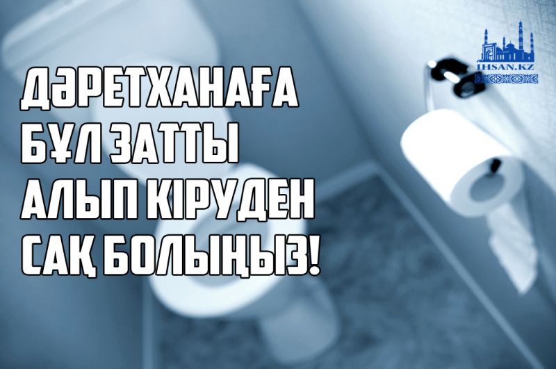 Дәретханаға бұл затты алып кіруден сақ болыңыз!