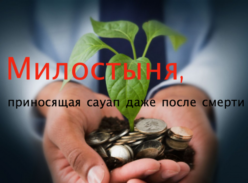 Милостыня, приносящая сауап даже после смерти
