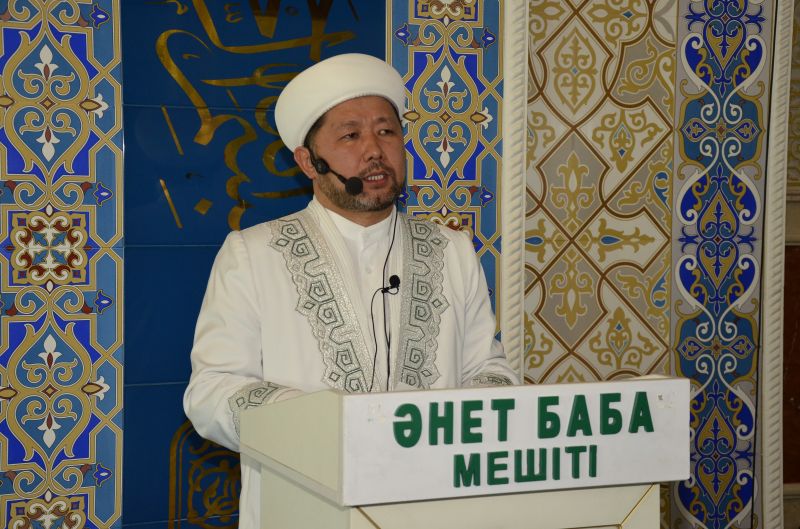Наиб мүфти «Әнет баба» мешітінің жамағатымен жүздесті (фото)
