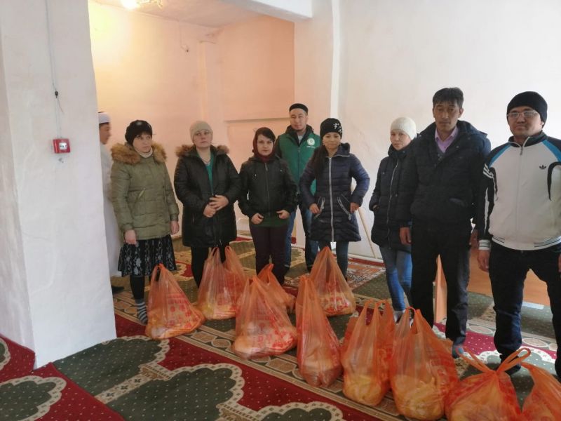 «Зекет» қоры Қарабас ауылында қайырымдылық іс атқарды (фото)