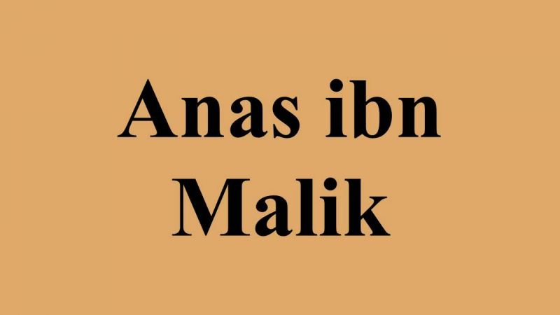 Анас ибн Малик - великий сподвижник Пророка (мир ему)