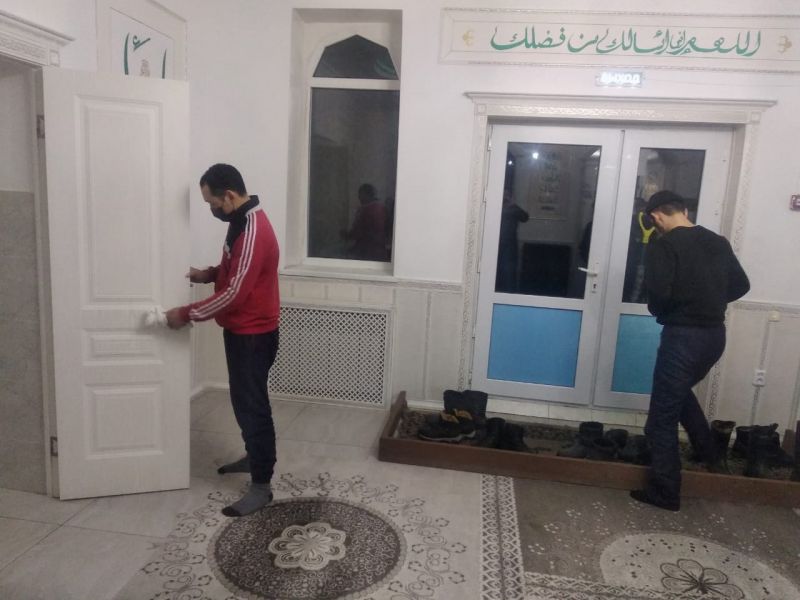 Тазалық пен қауіпсіздік шаралары күшейтілді 	