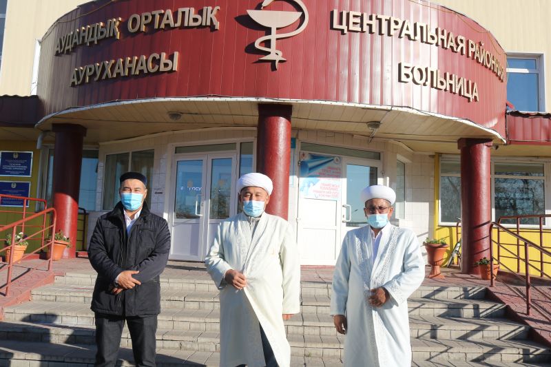 Қарағанды облыстық «Әнет баба» мешіті Осакаровка ауданы ауруханасына көмек көрсетті (фото)