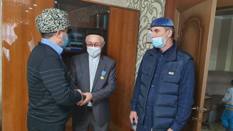 «Вайнах» шешен-ингуш этномәдени бірлестігінің төрағасы ДЖАНАЕВ УВАЙС ХАВАЖИЕВИЧ ОБЛЫС БАС ИМАМЫН МАРАПАТТАДЫ(ФОТО)
