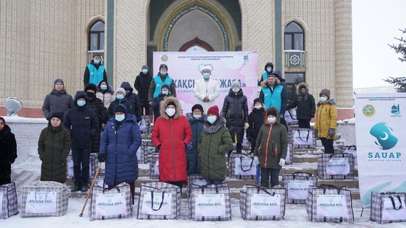 Теміртауда «Sauap» еріктілер орталығының ұйытқы болуымен «Жақсылық жаса” қайырымдылық акциясы өтті 