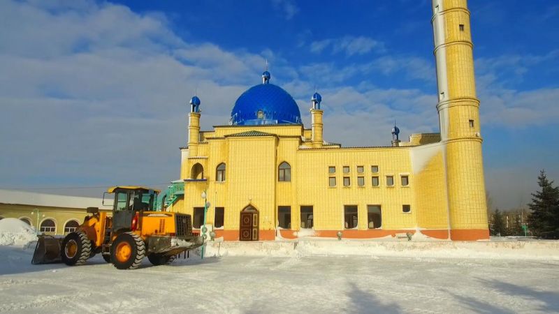 Теміртау орталық мешітінде тазалық жұмыстары жүргізілді.
