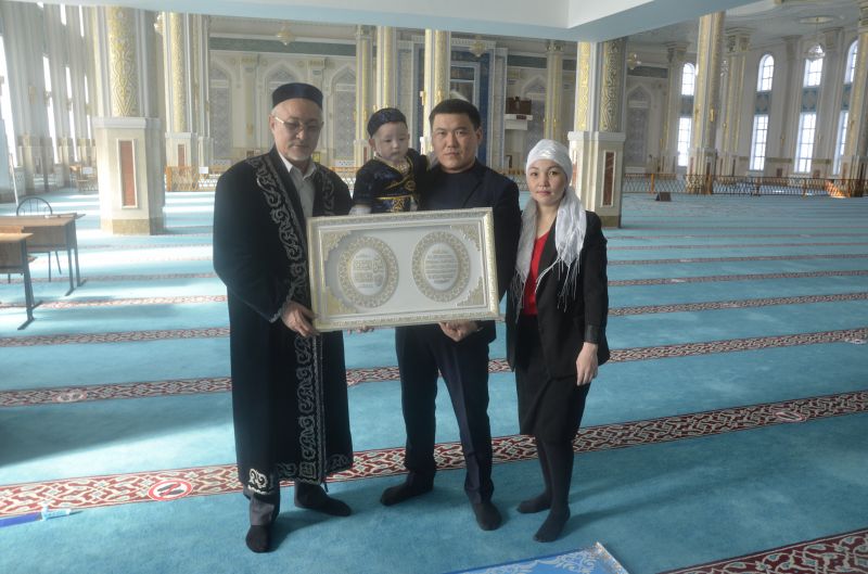 «Әнет баба» мешітінде «Дін мен дәстүр» аясында тұсау кесу рәсімі өтті