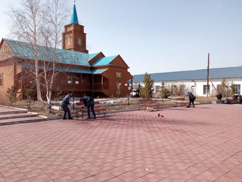 «Құнанбай қажы» мешіті: Рамазан айы қарсаңында дайындық жұмыстары жасалды