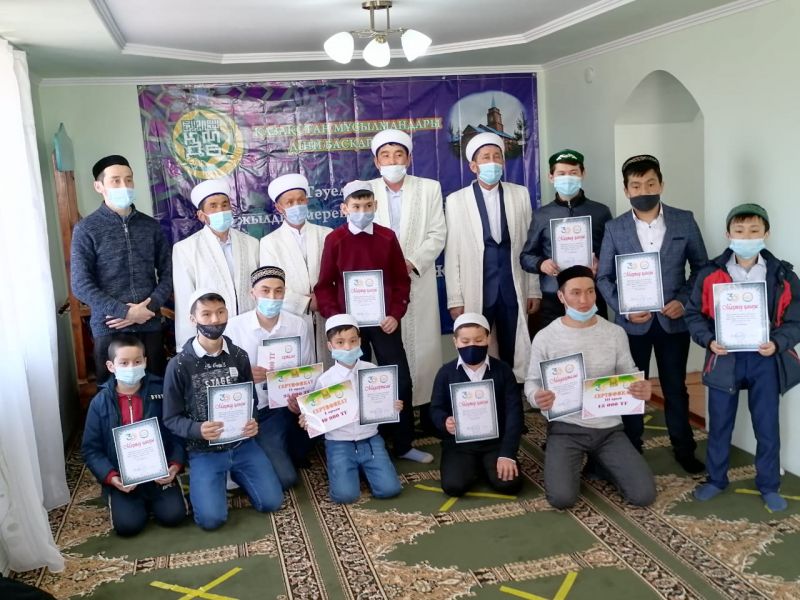 Нүркен ауылдық мешітінде Құран жарысы өтті